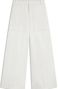 Relaxed-fit trousers in cotton canvas