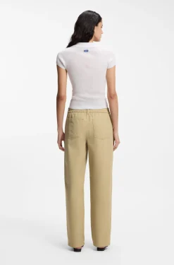 Relaxed-fit trousers in cotton