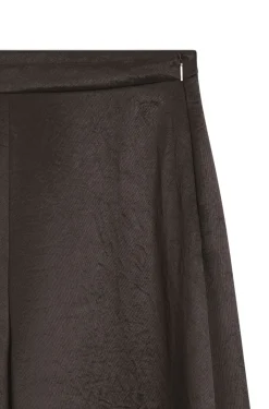 Relaxed-fit trousers in lustrous twill