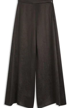 Relaxed-fit trousers in lustrous twill