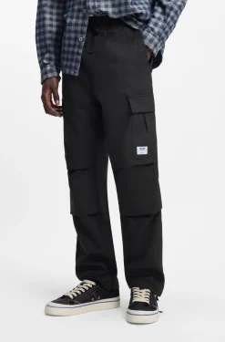 Relaxed-fit trousers in ripstop fabric