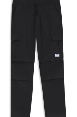 Relaxed-fit trousers in ripstop fabric