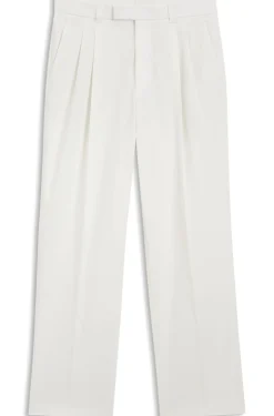 Relaxed-fit trousers in stretch cotton