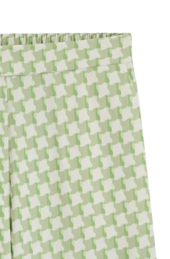Relaxed-fit trousers with all-over print