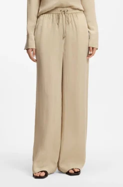 Relaxed-fit trousers with drawcord waist
