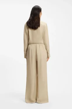 Relaxed-fit trousers with drawcord waist