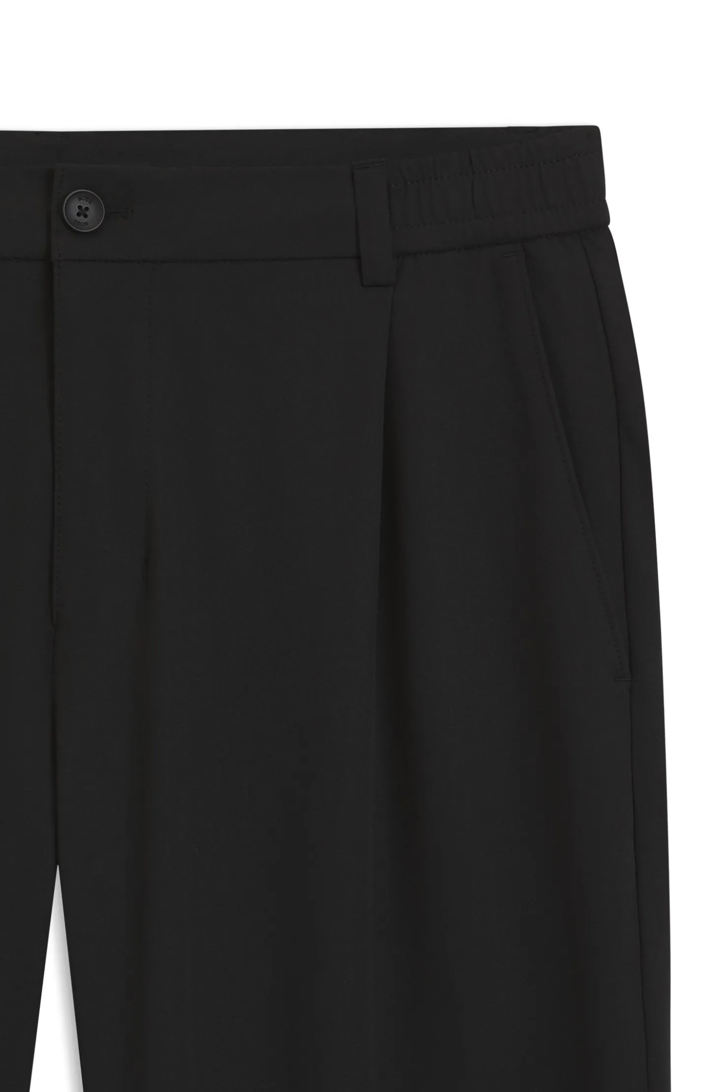 Relaxed-fit trousers with front pleats