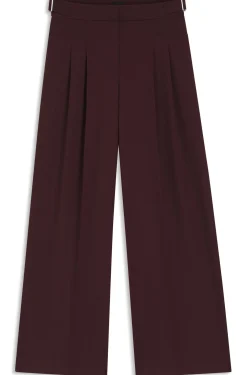 Relaxed-fit trousers with wide leg