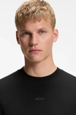 Relaxed-fit T-shirt in a stretch-cotton blend