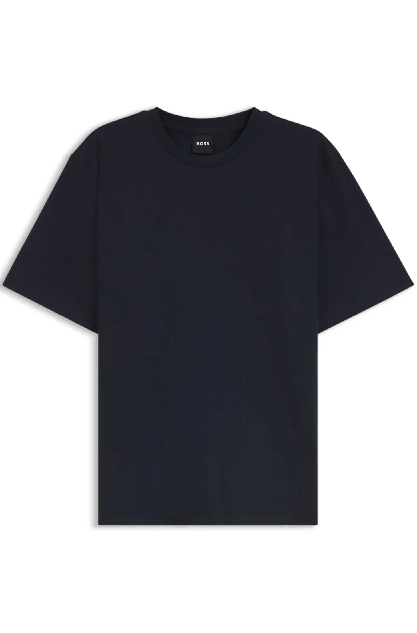 Relaxed-fit T-shirt in mercerised cotton