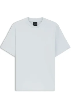 Relaxed-fit T-shirt in mercerised cotton