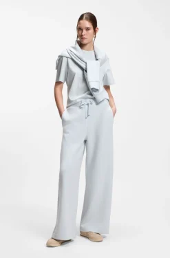 Relaxed-fit T-shirt in mercerised cotton