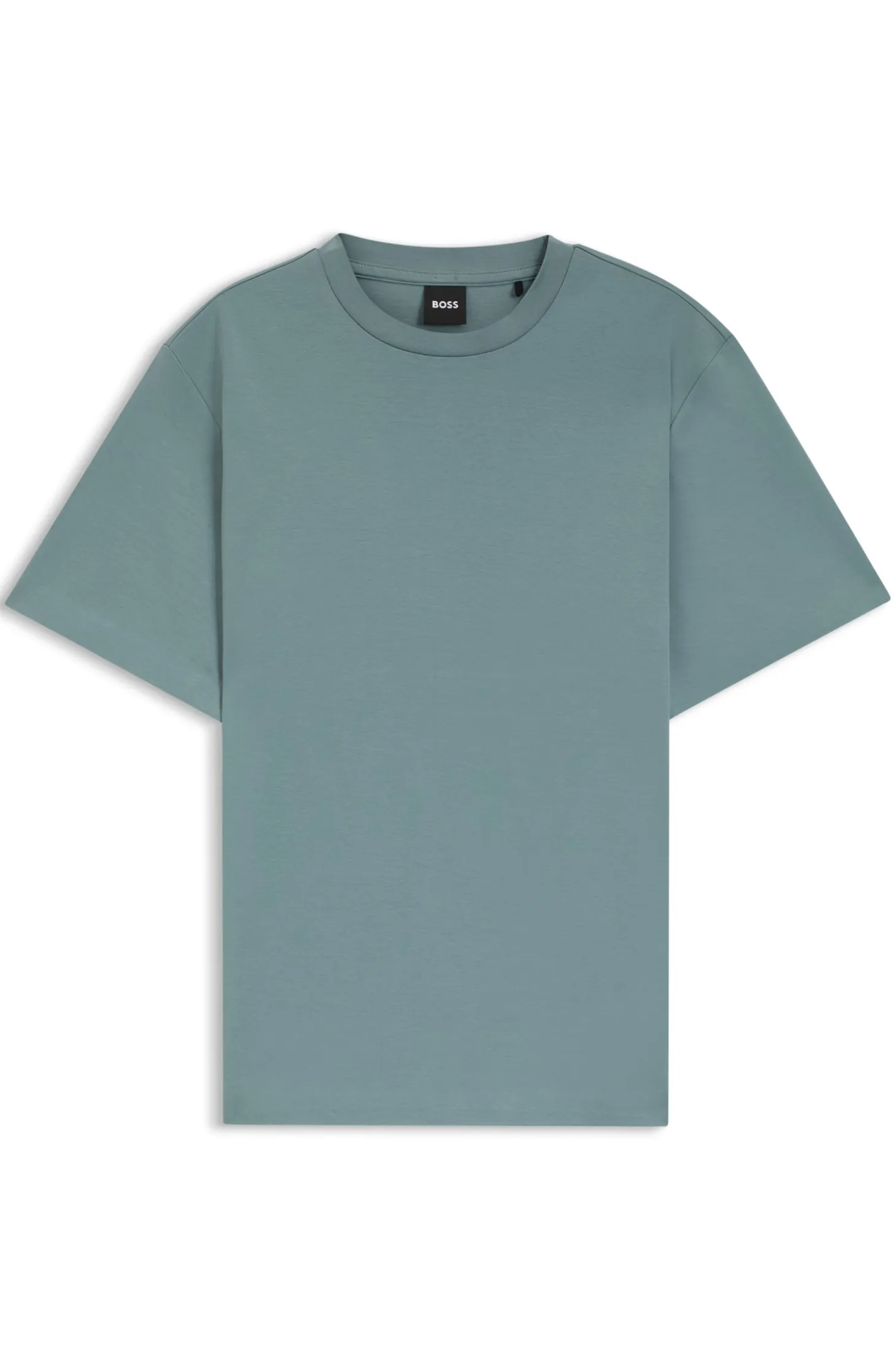 Relaxed-fit T-shirt in mercerised cotton