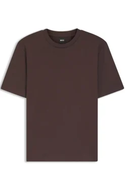 Relaxed-fit T-shirt in mercerised cotton