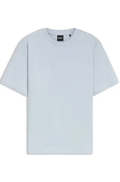 Relaxed-fit T-shirt in mercerised cotton