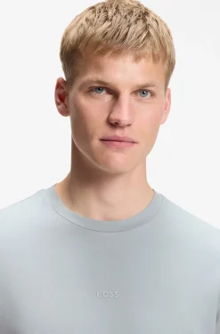 Relaxed-fit T-shirt with a layered logo print