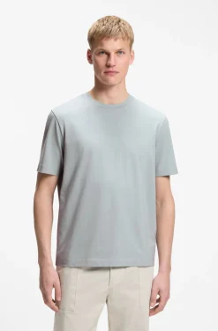 Relaxed-fit T-shirt with a layered logo print