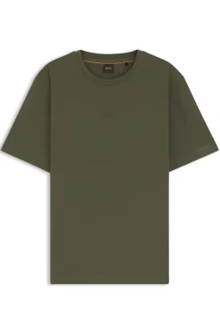 Relaxed-fit T-shirt with a layered logo print