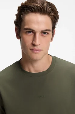 Relaxed-fit T-shirt with a layered logo print