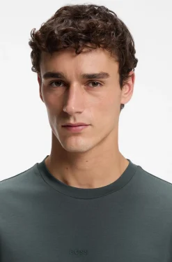 Relaxed-fit T-shirt with a layered logo print
