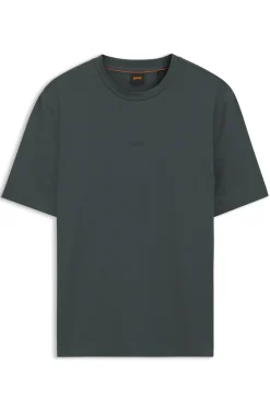 Relaxed-fit T-shirt with a layered logo print