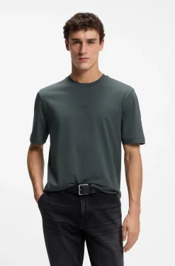 Relaxed-fit T-shirt with a layered logo print