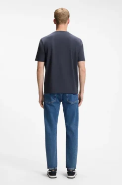 Relaxed-fit T-shirt with a layered logo print