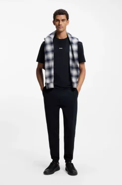 Relaxed-fit T-shirt with a layered logo print