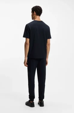 Relaxed-fit T-shirt with a layered logo print
