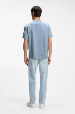Relaxed-fit T-shirt with a layered logo print