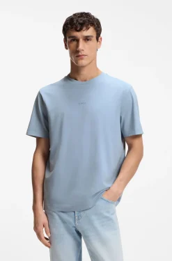 Relaxed-fit T-shirt with a layered logo print