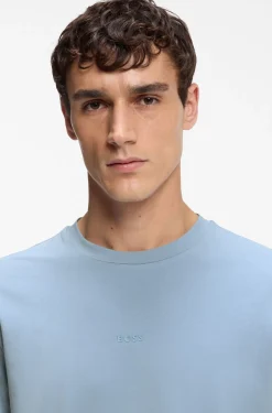 Relaxed-fit T-shirt with a layered logo print