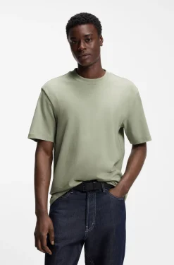Relaxed-fit T-shirt with central logo detail