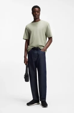 Relaxed-fit T-shirt with central logo detail