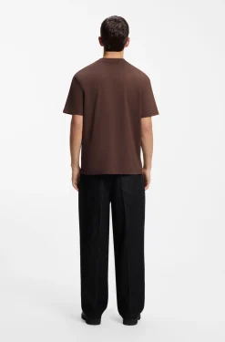 Relaxed-fit T-shirt with central logo detail