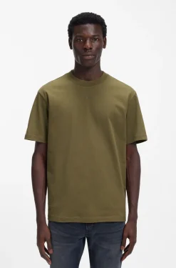 Relaxed-fit T-shirt with central logo detail