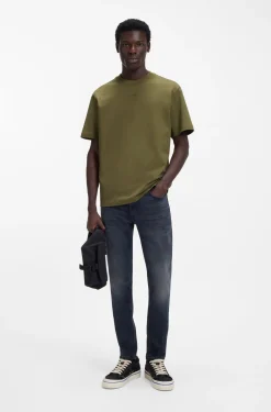 Relaxed-fit T-shirt with central logo detail