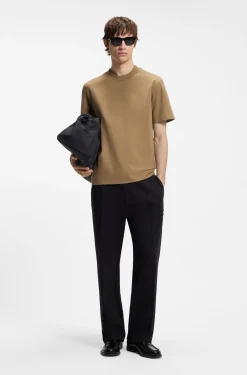 Relaxed-fit T-shirt with central logo detail