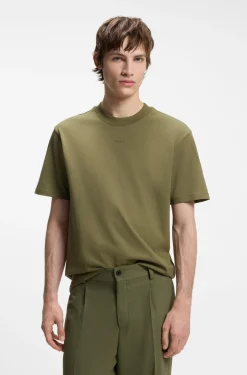 Relaxed-fit T-shirt with central logo detail