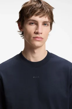 Relaxed-fit T-shirt with central logo detail
