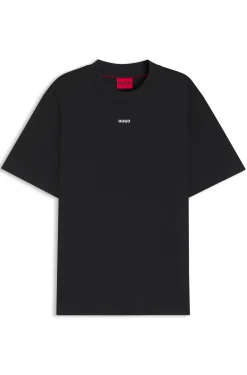 Relaxed-fit T-shirt with central logo detail