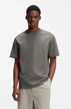 Relaxed-fit T-shirt with central logo detail