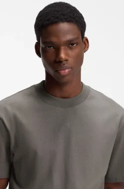 Relaxed-fit T-shirt with central logo detail
