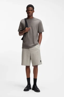 Relaxed-fit T-shirt with central logo detail
