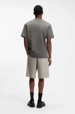 Relaxed-fit T-shirt with central logo detail
