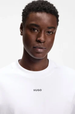 Relaxed-fit T-shirt with central logo detail