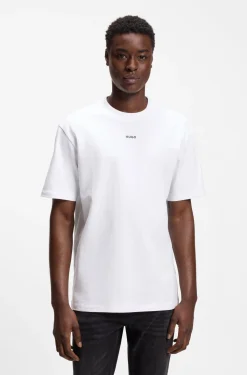 Relaxed-fit T-shirt with central logo detail