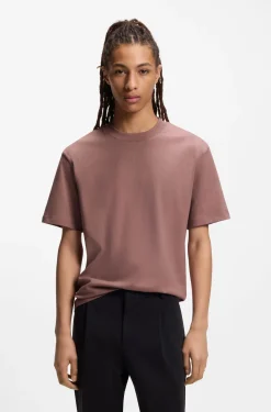 Relaxed-fit T-shirt with central logo detail