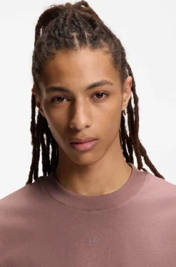 Relaxed-fit T-shirt with central logo detail