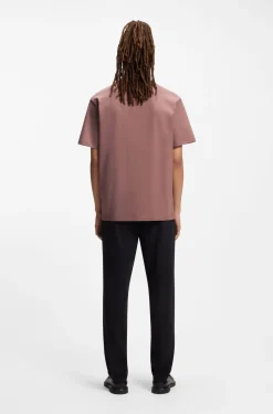 Relaxed-fit T-shirt with central logo detail